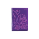NOTEBOOK, A5 SPIRAL LINED WITH FRUIT-SCENTED PAGES, 80 SHEETS