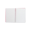 NOTEBOOK, A5 SPIRAL LINED WITH FRUIT-SCENTED PAGES, 80 SHEETS