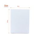 CANVAS PANEL, 8X10", 100% COTTON, PACK OF  12 PIECES
