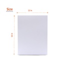 CANVAS PANEL, 12X16", 100% COTTON, PACK OF 12 PIECES