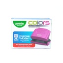 TWO-HOLE PUNCH,COLORS PLASTIC, 25 SHEETS, 1 PIECE