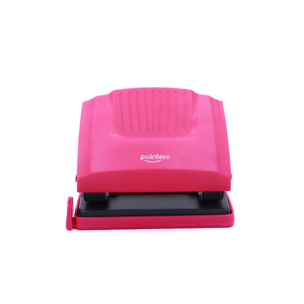 TWO-HOLE PUNCH,COLORS PLASTIC, 25 SHEETS, 1 PIECE