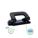 TWO-HOLE PUNCH, CLASSIC METALLIC, 12 SHEETS, 1 PIECE 