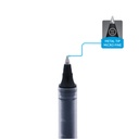 PENS, FINE PRO, ROLLERBALL, BLACK COLOR, 0.5 MM, BOX OF 12 PIECES