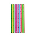 RULER, PLASTIC ,BRICK DESIGN, 12"/ 30 CM, 1 PIECE