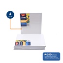 CANVAS, STRETCHED, 11X14", 100% COTTON, 280 G/M² , PACK OF 4 PIECES
