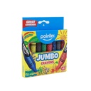 CRAYONS, JUMBO, SET OF 8 COLORS