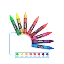 CRAYONS, JUMBO, NEON, SET OF 8 COLORS