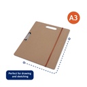DRAWING SUPPORT BOARD  A3 WITH RUBBER BAND, 1 PIECE