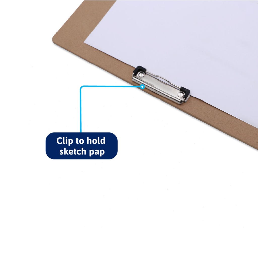 DRAWING SUPPORT BOARD  A3 WITH RUBBER BAND, 1 PIECE