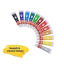 ACRYLIC PAINT, 12ML/0.4 OZ EACH, SET OF 12 COLORS