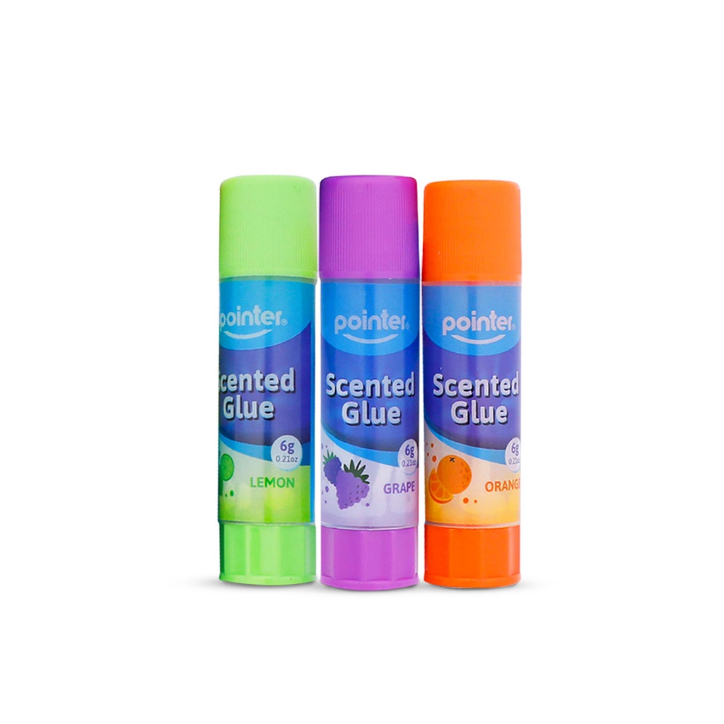 GLUE STICK, SCENTED, 6G 0.21OZ, SET OF 3 PIECES 