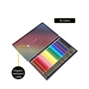 COLORED PENCILS, PREMIUM ARTIST, METAL BOX, SET OF 36 COLORS
