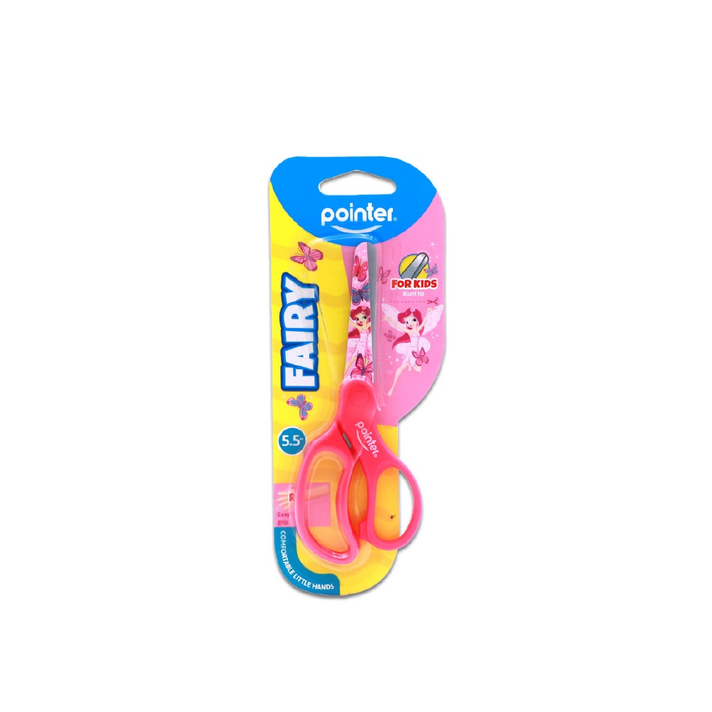 SCHOOL SCISSORS, CHILDREN DECORATED BLADE, 5.5", 1 PIECE 