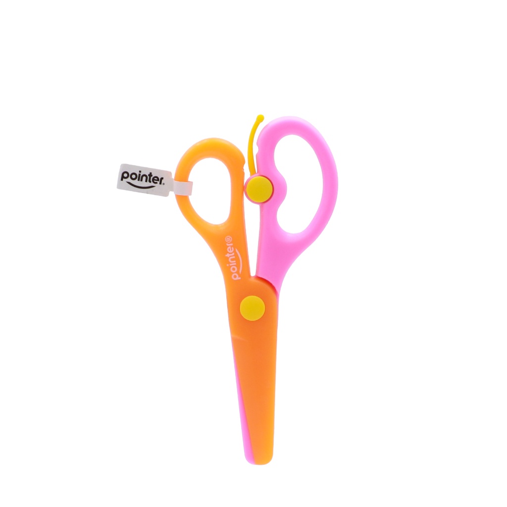 SCHOOL SCISSORS, SAFETY, PLASTIC, 5", BOX OF 24 PIECES