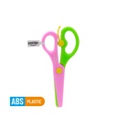 SCHOOL SCISSORS, SAFETY, PLASTIC, 5", BOX OF 24 PIECES