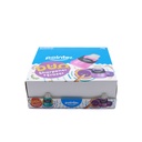 PENCIL SHARPENERS, DUO TWO-HOLE, ROUND , WITH ERASER AND DISPOSAL CONTAINER, BOX OF 16 PIECES