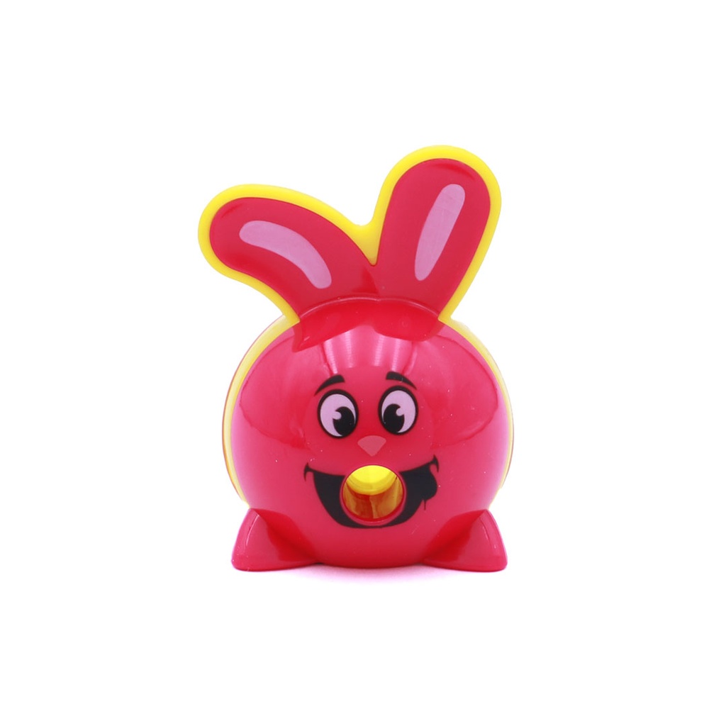 PENCIL SHARPENERS, ONE HOLE, RABBIT-SHAPED,  BOX OF 12 PIECES