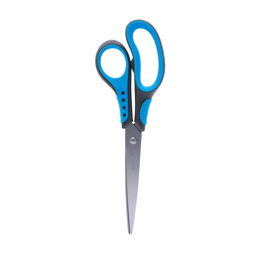 SCISSORS, MEGA COMFORT, COLORFUL, 8.5", 2MM BLADE THICKNESS, 1 PIECE 
