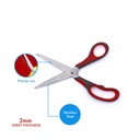 SCISSORS, MEGA COMFORT, COLORFUL, 8.5", 2MM BLADE THICKNESS, 1 PIECE 