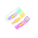 STICKY NOTES, ARROW SIGN HERE, 6 COLORS, SET OF 120 SHEETS 