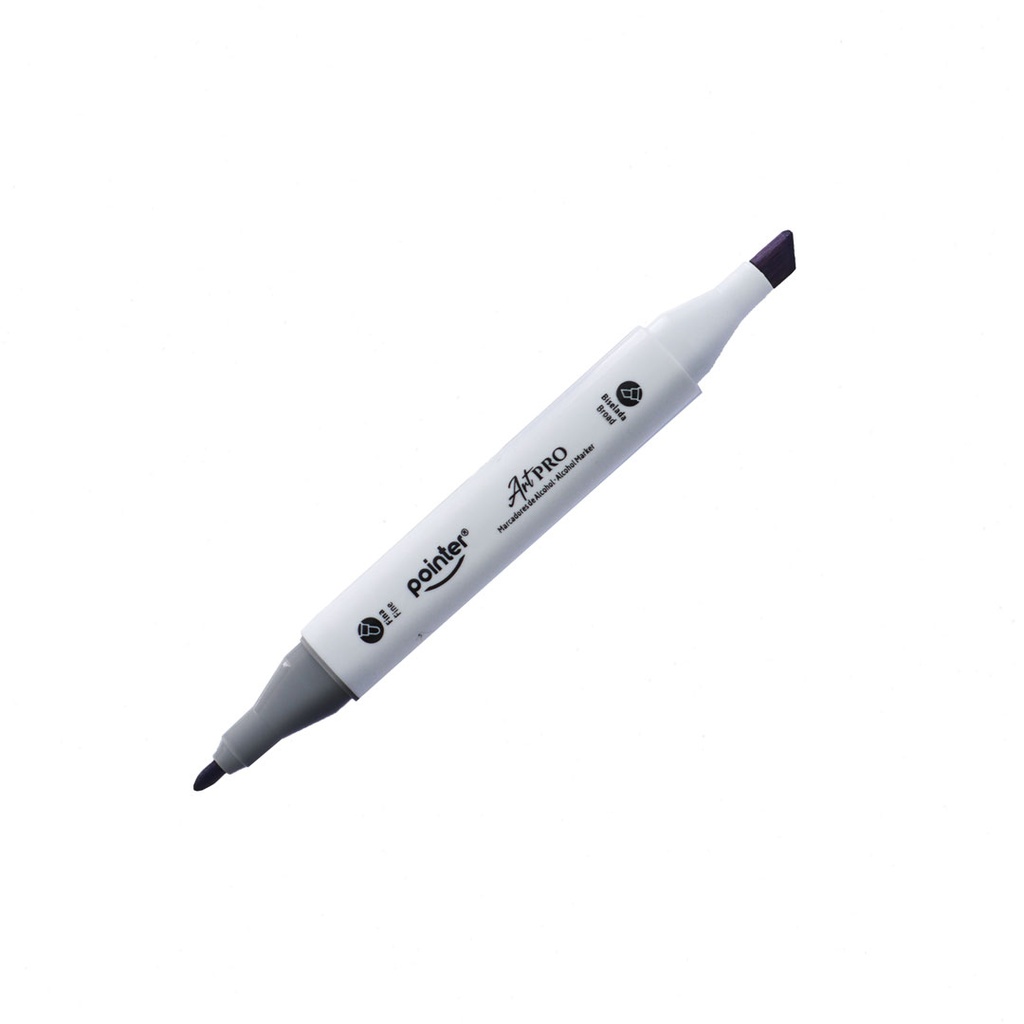 DUAL TIP ALCOHOL-BASED INK MARKERS WITH PLASTIC CASE, SET OF 36 COLORS 