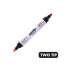 WHITEBOARD MARKERS, ROUND DOUBLE TIP, SET OF 4 PIECES