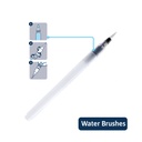 WATERCOLOR PAINT WITH BRUSH PENS PALETTE SPONGE, SET OF 36 COLORS 