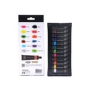 WATERCOLOR PAINT, 12ML/0.4 OZ EACH, SET OF 12 COLORS