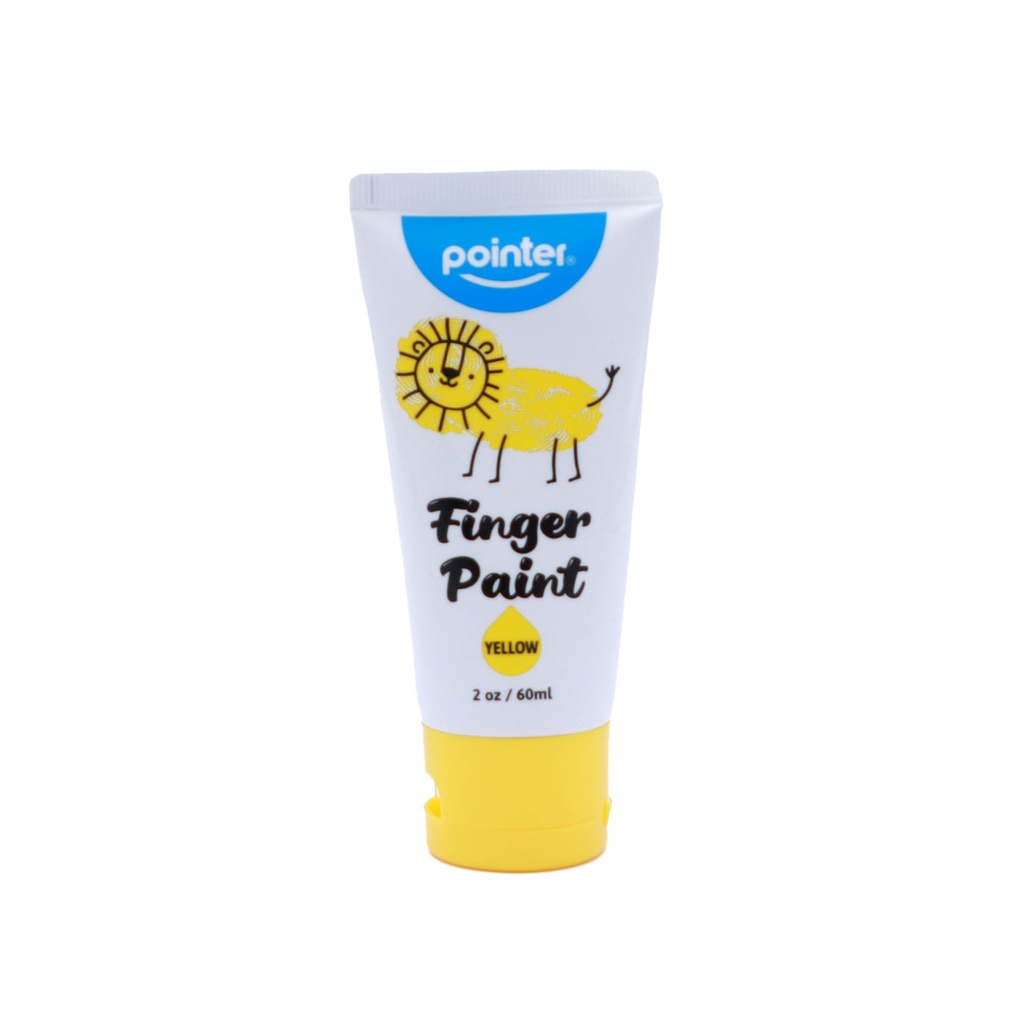 FINGER PAINT, WASHABLE, 2OZ EACH, SET OF 6 COLORS