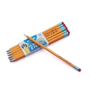 WOODEN PENCILS, YELLOW, HEXAGONAL BODY, HB #2, BOX OF 12 SETS