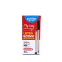 PENS, MY WAY ULTRA-INTENSE,  SEMI-GEL, BALLPOINT, BLACK COLOR , 1.0MM, TRIANGULAR BODY, BOX OF 12 PENS