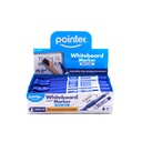 WHITEBOARD MARKERS, REFILLABLE, LIQUID BLUE INK, CHISEL TIP, BOX OF 12 MARKERS