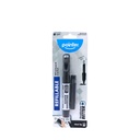 WHITEBOARD MARKERS, REFILLABLE, LIQUID INK, BLACK, CHISEL TIP, SET OF 1 MARKER AND 1 REFILL CARTRIDGE