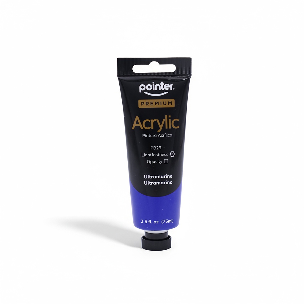 PREMIUM ACRYLIC PAINT, ULTRAMARINE BLUE, 75 ML (2.53 OZ),