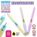PENS, ERASABLE INK, RETRACTABLE, BLACK COLOR, 0.5MM,