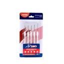 PAINTBRUSHES, TAKLON BRISTLE , DETAILING AND LINING , SET OF 5 BRUSHES