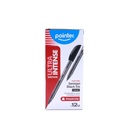 PENS,ULTRA INTENSE, SEMI-GEL INK, BALLPOINT, BLACK COLOR, 1.0 MM, TRIANGULAR BODY, , BOX OF 12 PIECES