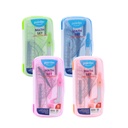 GEOMETRY MATH SET, PLASTIC CASE, SET OF 11 PIECES