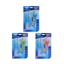 GEOMETRY MATH SET, IN BLISTER, SET OF 5 PIECES