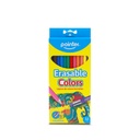 COLORED PENCILS, ERASABLE , SET OF 12 COLORS