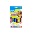 COLORED PENCILS, RAINBOW, JUMBO, SET OF 12 COLORS