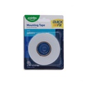 DOUBLE-SIDED FOAM TAPE WHITE 0.75"X7.5FT, 1 ROLL