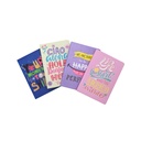 NOTEBOOK, A5 LINED WITH MOTIVATIONAL QUOTES, 96 SHEETS, ASSORTED