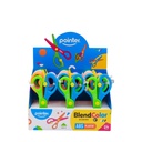 SCHOOL SCISSORS, SAFETY, PLASTIC, 5", BOX OF 24 PIECES