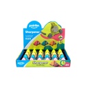 PENCIL SHARPENERS, ONE HOLE, CAR-SHAPED , BOX OF 24 PIECES