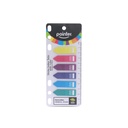 STICKY INDEX TABS, PASTEL, ARROW WITH RULER, 6 COLORS, SET OF 120 SHEETS 