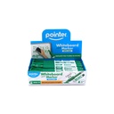 WHITEBOARD MARKERS, REFILLABLE, LIQUID INK, GREEN, CHISEL TIP, BOX OF 12 PIECES